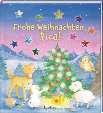 portada Frohe Weihnachten, Rica! Funkel-Bilderbuch mit Glitzersteinen (Bilderbuch mit Integriertem Extra - ein Weihnachtsbuch: Kinderbücher ab 3 Jahre) (in German)