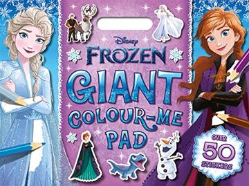 portada Disney Frozen: Giant Colour me pad (en Inglés)