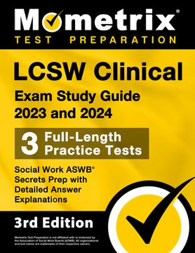 portada LCSW Clinical Exam Study Guide 2023 and 2024 - 3 Full-Length Practice Tests, Social Work ASWB Secrets Prep with Detailed Answer Explanations: [3rd Edi (en Inglés)