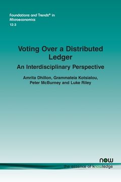 portada Voting Over a Distributed Ledger: An Interdisciplinary Perspective (en Inglés)