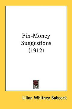 portada pin-money suggestions (1912) (en Inglés)