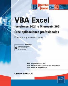 portada Vba Excel Version 2021 y Microsoft 365 Cree Aplicaciones