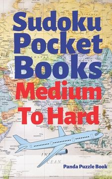 portada Sudoku Pocket Books Medium To Hard: Travel Activity Book For Adults