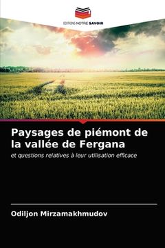 portada Paysages de piémont de la vallée de Fergana (in French)