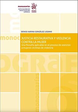 portada Justicia Restaurativa y Violencia Contra la Mujer (Monografías -México-)