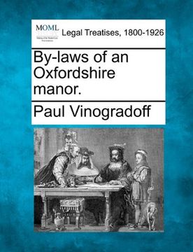 portada By-Laws of an Oxfordshire Manor. (en Inglés)
