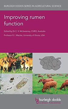 portada Improving Rumen Function (Burleigh Dodds Series in Agricultural Science) (en Inglés)