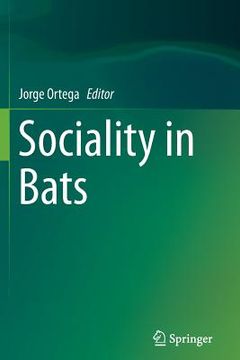 portada Sociality in Bats (en Inglés)