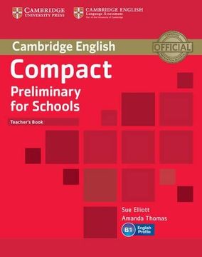 portada Compact Preliminary for Schools Teacher's Book (Cambridge English) (in English)