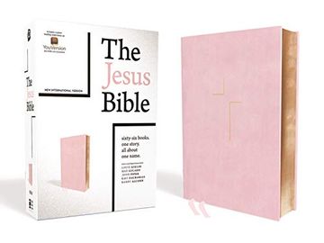 portada The Jesus Bible, niv Edition, Leathersoft Over Board, Pink, Indexed, Comfort Print (in English)