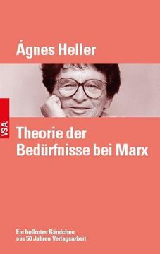 portada Theorie der Bedürfnisse bei Marx (en Alemán)