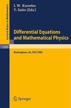 portada differential equations and mathematical physics (en Inglés)