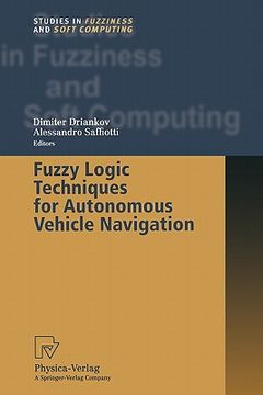 portada fuzzy logic techniques for autonomous vehicle navigation
