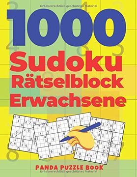 portada 1000 Sudoku Rätselblock Erwachsene: Logikspiele für Erwachsene (in German)