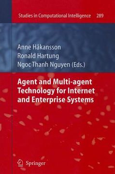 portada agent and multi-agent technology for internet and enterprise systems