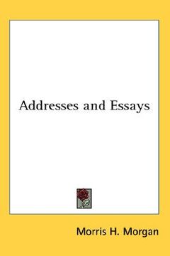 portada addresses and essays (en Inglés)