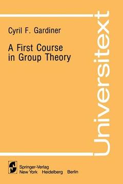 portada a first course in group theory