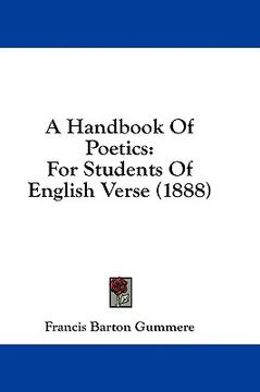 portada a handbook of poetics: for students of english verse (1888) (en Inglés)
