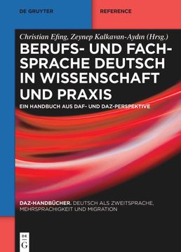 portada Berufs- und Fachsprache Deutsch in Wissenschaft und Praxis (en Alemán)