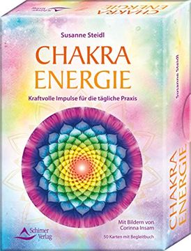 portada Set - Chakra-Energie: Kraftvolle Impulse für die Tägliche Praxis - 50 Karten mit Begleitbuch (en Alemán)