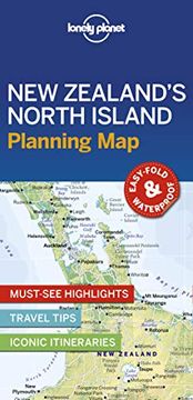 portada Lonely Planet new Zealand's North Island Planning map (en Inglés)