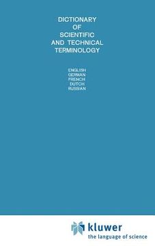 portada Dictionary of Scientific and Technical Terminology: English German French Dutch Russian