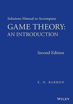 portada Solutions Manual to Accompany Game Theory: An Introduction (en Inglés)