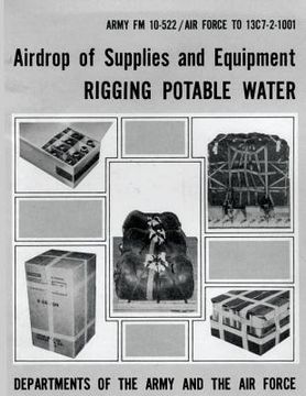 portada Airdrop of Supplies and Equipment: Rigging Potable Water (FM 10-522 / TO 13C7-2-1001) (en Inglés)