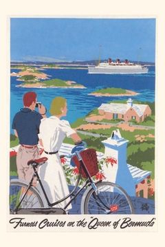 portada Vintage Journal Couple In Bermuda Travel Poster (en Inglés)