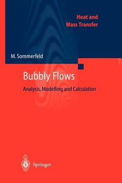 portada bubbly flows: analysis, modelling and calculation (en Inglés)