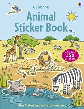 portada First Sticker Book Animals (First Sticker Books) (in English)
