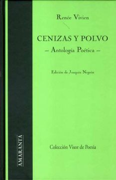 portada Cenizas y Polvo: Antología Poética (Amaranta) (in Spanish)