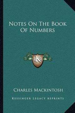portada notes on the book of numbers (in English)