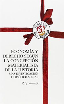 portada Economia Y Derecho Segun La Concepcion Materialista De La Historia Una Investigacion Filosofico - Social