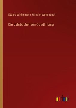 portada Die Jahrbücher von Quedlinburg (en Alemán)