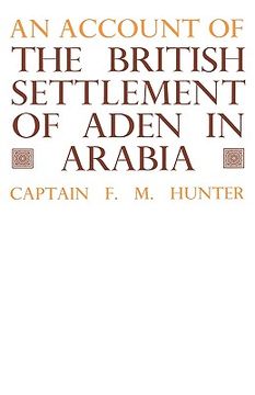 portada an account of the british settlement of aden in arabia (in English)