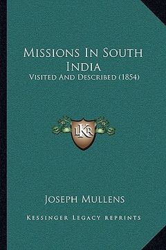 portada missions in south india: visited and described (1854)