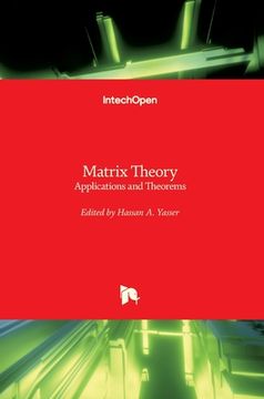 portada Matrix Theory: Applications and Theorems (en Inglés)