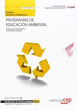 portada Manual Programas de Educación Ambiental. Certificados de Profesionalidad. Interpretación y Educación Ambiental