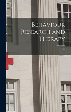 portada Behaviour Research and Therapy; 16 (in English)