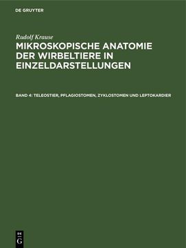portada Teleostier, Pflagiostomen, Zyklostomen und Leptokardier (en Alemán)