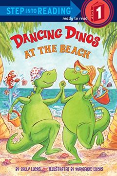 portada Dancing Dinos at the Beach: Step Into Reading 1 (Step Into Reading Step 1) (en Inglés)