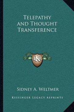 portada telepathy and thought transference (en Inglés)
