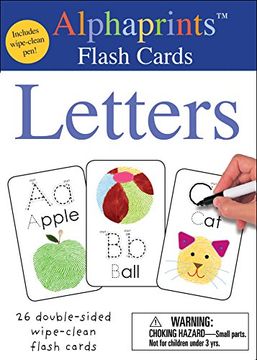 portada Alphaprints: Wipe Clean Flash Cards Letters