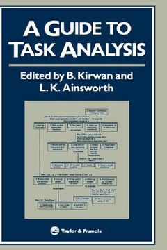 portada a guide to task analysis: the task analysis working group (en Inglés)
