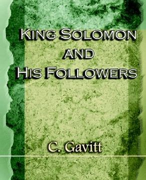 portada king solomon and his followers (1917) (in English)