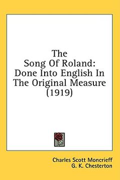 portada the song of roland: done into english in the original measure (1919)