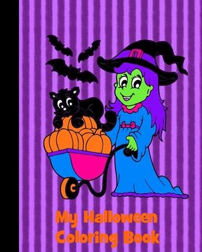portada My Halloween Coloring Book: Coloring Book For Kids Ages 4-8 (en Inglés)