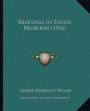 portada readings in social problems (1916) (en Inglés)