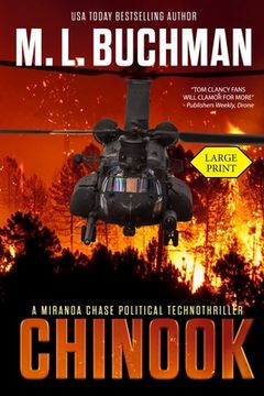 portada Chinook (large print): a political technothriller (en Inglés)